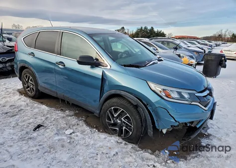 2016 Honda Cr-V Se from USA, damaged, VIN 5J6RM4H41GL102887